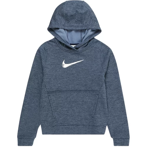 Nike Sportska sweater majica plava melange / bijela