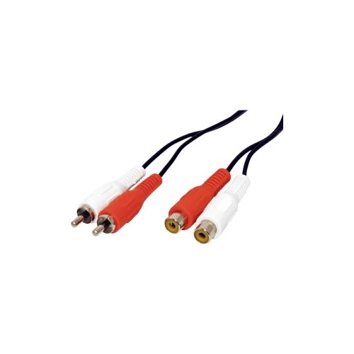 Value Cinch video priključni kabel [2x muški cinch konektor - 2x ženski cinch konektor] 5.00 m crna Cijene