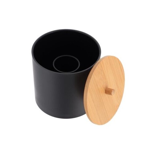Tendance kutija za vatu 7,5X10 cm bambus/ps crna 6785237 Cene
