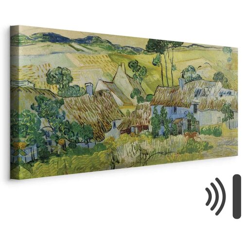  Slika - Vincent Van Gogh &ndash; Farms near Auvers 120x60 Akustična Cijene