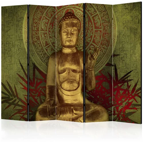  Paravan u 5 dijelova - Golden Buddha II [Room Dividers] 225x172