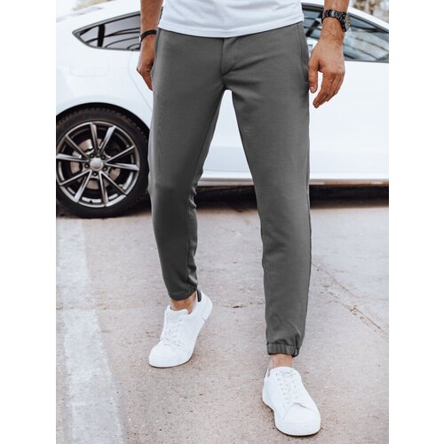DStreet Spodnie męskie joggery ciemnoszare Slike