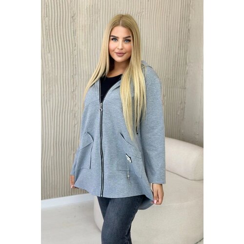 Kesi Punto Milano winter hoodie gray Cene