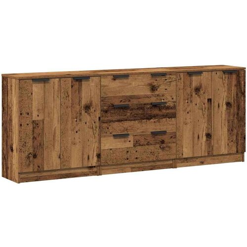  Komoda 3 kom staro drvo 60x30x70 cm konstruirano drvo Slike