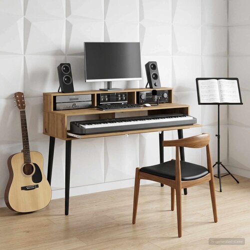 Studio radni stol Hrast artisan 130 x 42,5 x 36 cm Cijene