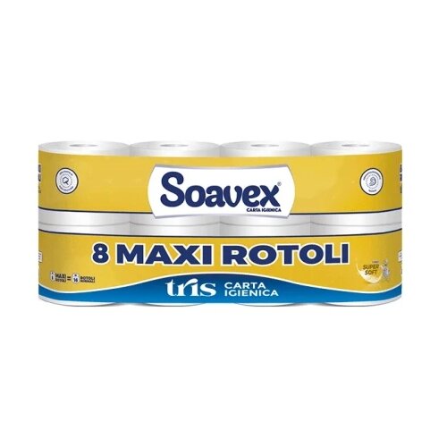 Paperblu Soavex Tris Maxi Toalet Papir 3sl (5 x 8 rolni) ( ID8G650F8 ) Cene