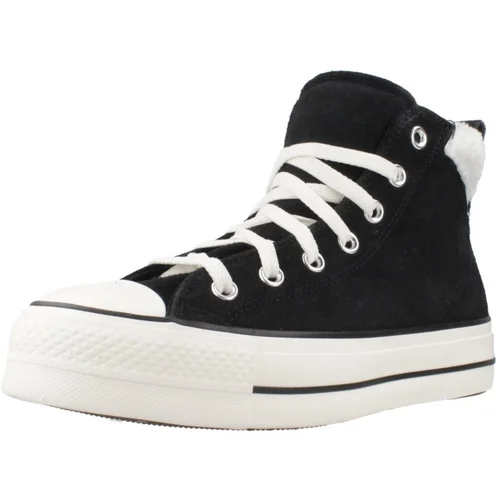 Converse CHUCK TAYLOR ALL STAR PUFF LIFT HI Crna