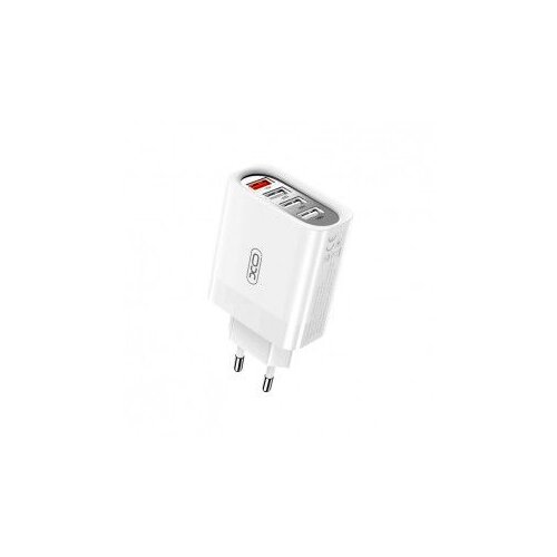 XO Adapter L100 sa 4 USB(QC3.0+3USB)/ bela Slike