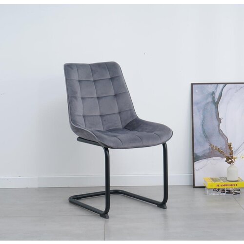  Stol PIA velvet siv Cene
