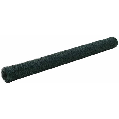  Žičana mreža od čelika s PVC oblogom za koko&amp;scaron;i 25 x 1,5 m zelena Slike