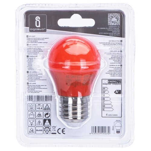 Aigostar led sijalica G45 E27/4W/230V narandžasta Slike