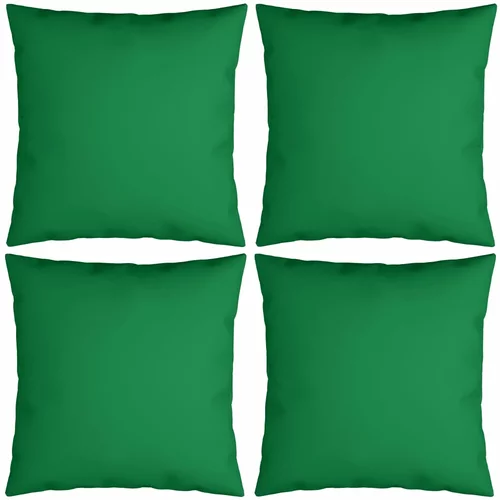 Ukrasni jastuci 4 kom zeleni 60 x 60 cm od tkanine