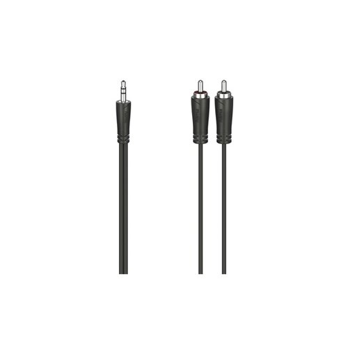 Hama 00205112 utičnica / Cinch audio priključni kabel [2x muški cinch konektor - 1x 3,5 mm banana utikač] 5 m crna Cijene