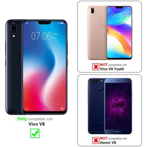  case, združljiv z vivo v sivi črni barvi - za&amp;scaron;čitni pokrov z magnetnim zapiranjem, stoječo funkcijo in režo za kartico, (20565993) Slike