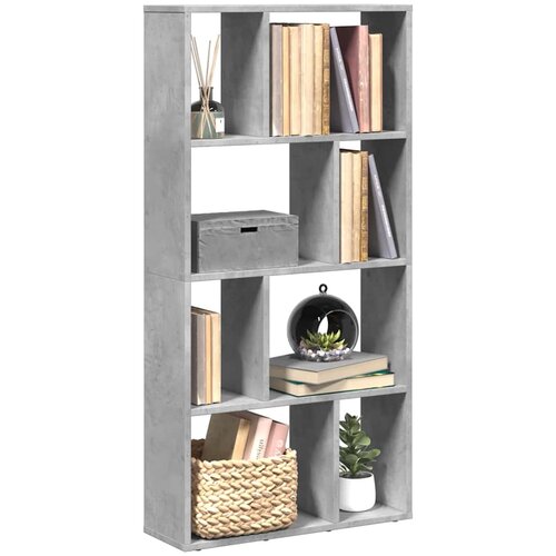  Regal za knjige boja betona 60x20x120,5 cm konstruirano drvo Cijene