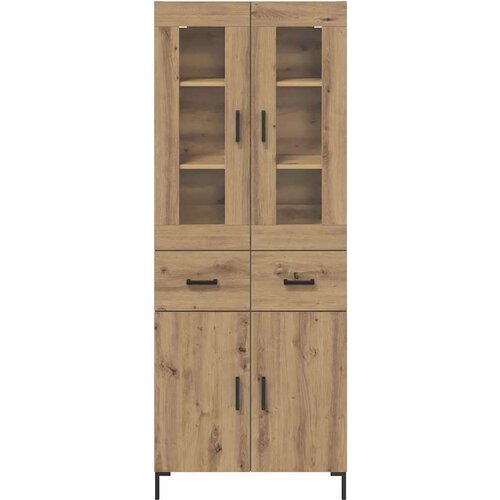  Kuhinjski ormarić Zidne 2 pcs Umjetnički hrast 69 5 x 34 x 180 cm Slike