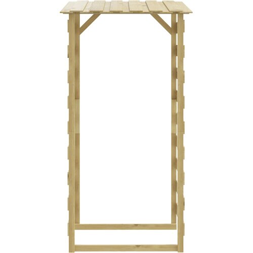 Pergole s krovom 2 kom 100 x 90 x 200 cm impregnirana borovina Slike