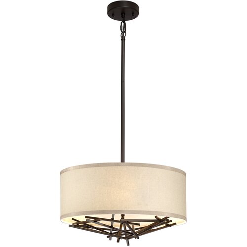 Elstead Lighting Taiko Obesek s 3 lučmi, stari bron, (22098424) Cene