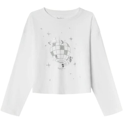 PepeJeans Majice z dolgimi rokavi PG5000001 800 Bela Slike
