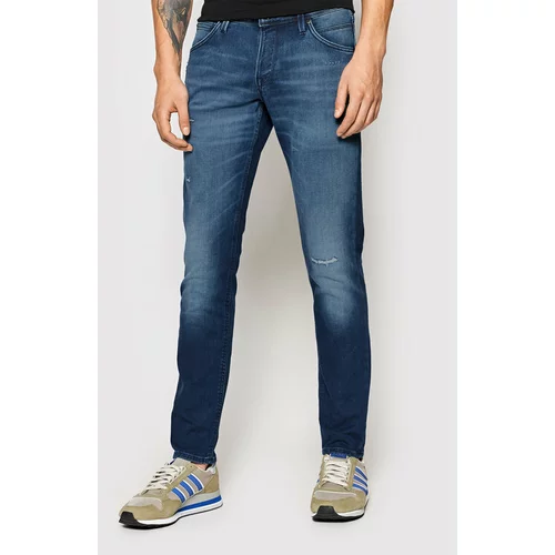 Jack & Jones Jeans hlače Glenn 12194539 Modra Slim Fit