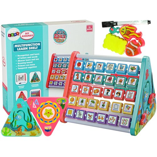  Learning Shelf Triangle Counters Letters Objects Animals Cene