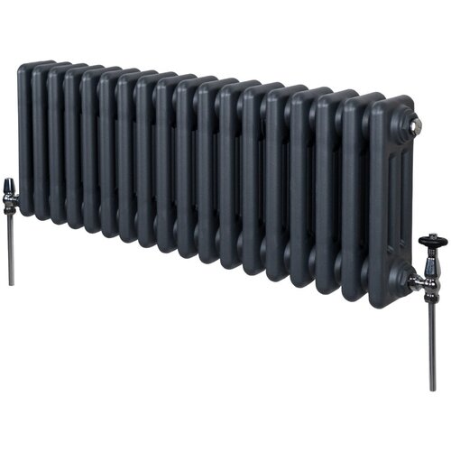 Monster tradicionalni radiator s 3 stebri - 300 x 832 mm - antracitno siva, (21569892) Cene