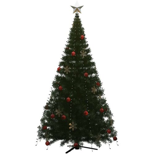 VidaXL svjetla za drvce s 500 LED žarulja ledena bijela 500 cm Slike