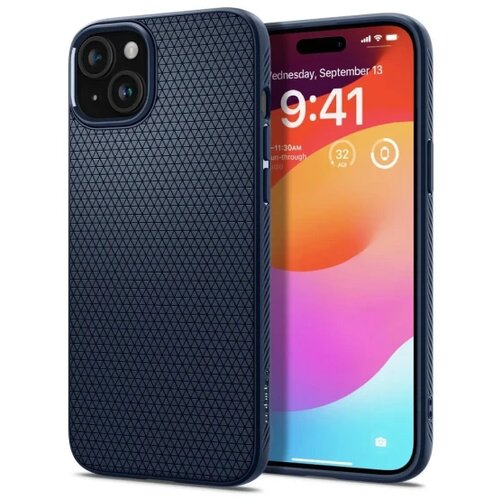 Spigen Liquid Air maska za IPHONE 15 navy blue Cijene