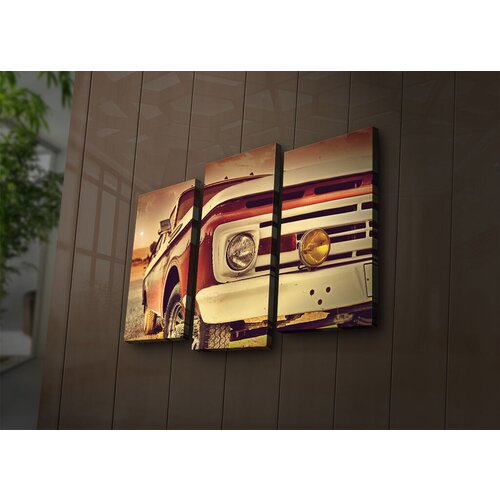 Wallity Set slika sa LED osvetljenjem 3PATİACT-27, 3 Dela Cene