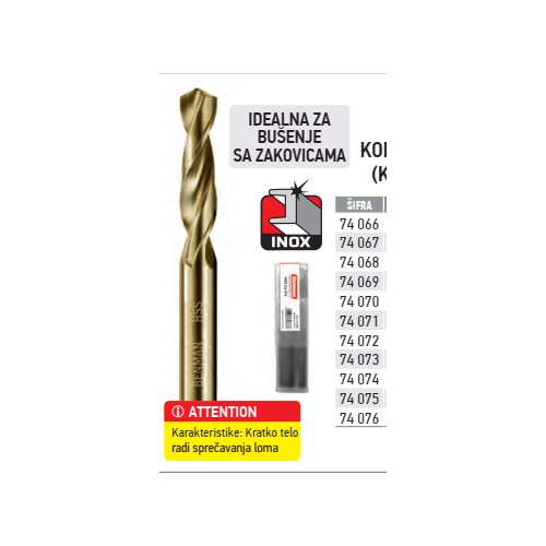 Benman Burgija HSS+5%Co fi 13 Cene