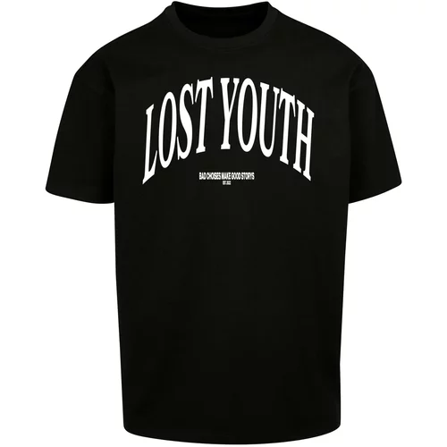 Lost Youth Majica 'Classic V.1' črna / bela