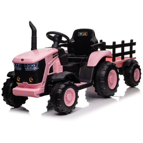 Premium Stil Dečiji Traktor na Akumulator Sa Prikolicom Zeleni ( 12616 ) Slike