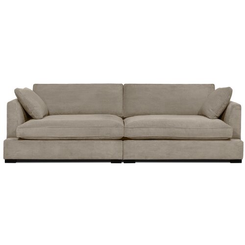Scandic Bež sofa od samta 266 cm Mobby – Cijene