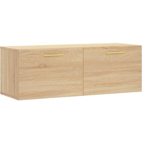 VidaXL Stenska omarica sonoma hrast 100x36,5x35 cm inženirski les, (20824471) Slike