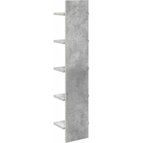  Polica na zidu 2 kom. Betonska siva 22 x 15 x 100 cm Slike