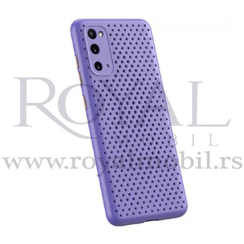  silikonska futrola soft anti slip za huawei p smart 2021 lila Slike