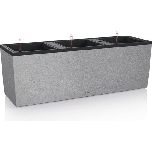 LECHUZA Korito TRIO &amp;quot;Stone&amp;quot; 30 All-in-One Set - kamnito siva Slike