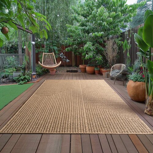 Ayyildiz Carpets Rjava notranja in zunanja preproga 140x200 cm Timber 1404 &amp;ndash; Slike