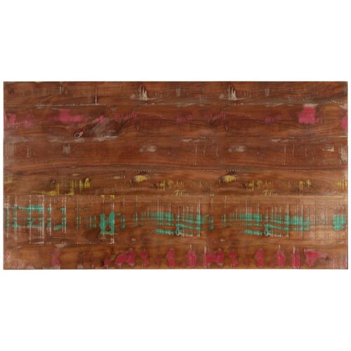 Stolna ploča 110x60x3 8 cm pravokutna masivno obnovljeno drvo Cijene