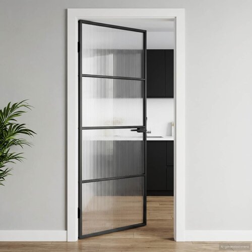 Vrata za dom 76 x 201,5 x 3,5 cm Aluminij i kaljeno staklo Cijene