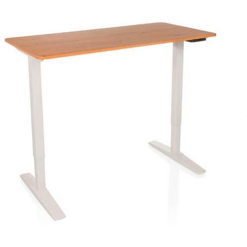 MID.YOU Dvižna Miza Stand Basic, Bela, Barva Hrasta Cene