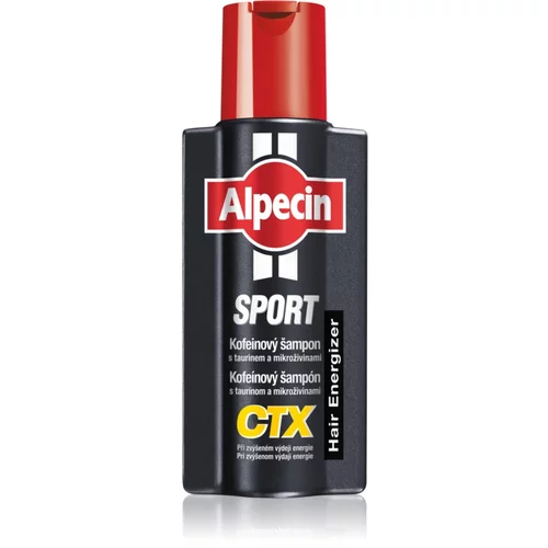 Alpecin Sport CTX kofeinski šampon proti izpadanju las pri povečani porabi energije 250 ml