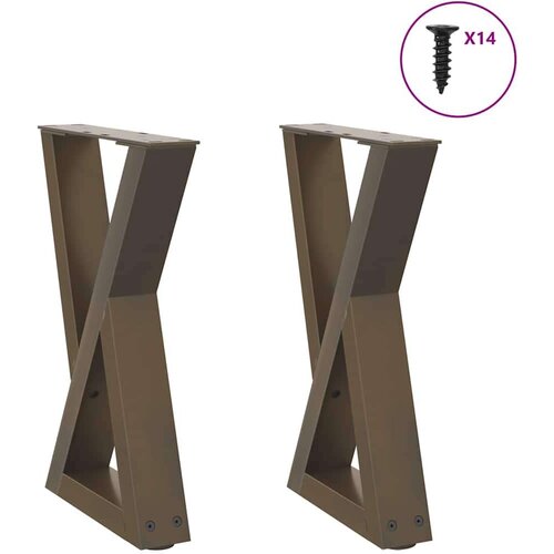  Noge za stolić za kavu 2 kom Prirodni čelik 38x(42-43 3) cm Cijene