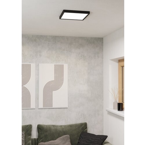 Eglo 901375 -LED RGBW prigu&amp;scaron;iva zadimljeno plafonsko svetlo FUEVA-Z LED/13,5W/230V 29,5cm IP44 crna Slike