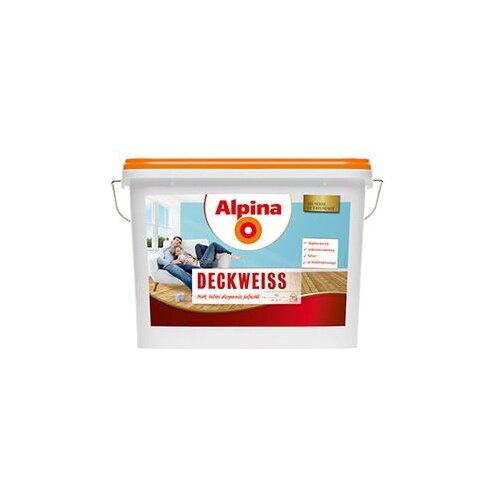 Caparol Alpina Deckweiss 5 lit Slike