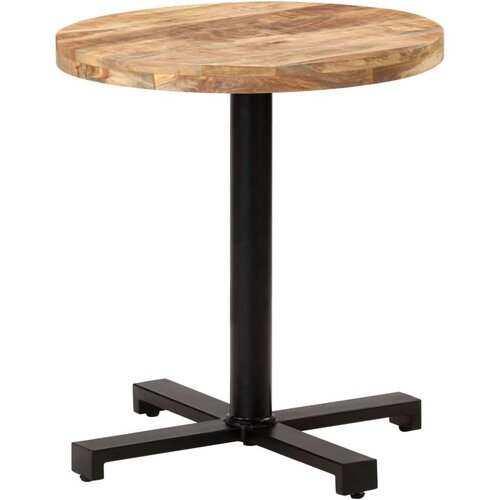 vidaXL Bistro miza okrogla Ø 70x75 cm robusten mangov les, (20944941) Cene