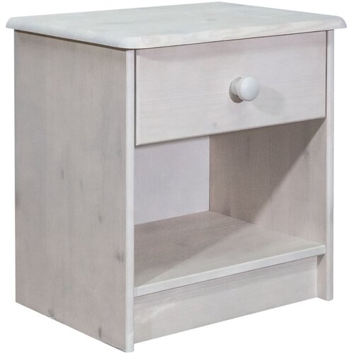 VidaXL Nočna omarica 41x30x42 cm trdna borovina, (20624336) Slike