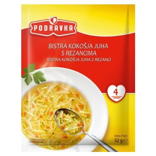 Podravka kokošija supa sa povrćem 52g Cene