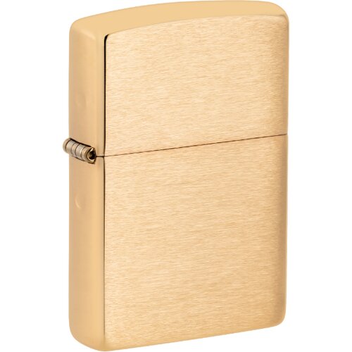 Zippo vžigalnik na bencin 204 B Brushed Brass Slike