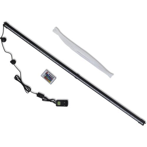 VidaXL LED Potopna Bubble lampa za akvarijum RGB 107 cm Slike